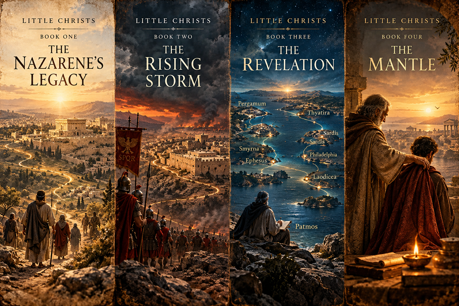 LITTLE CHRISTS — an epic four-book journey
